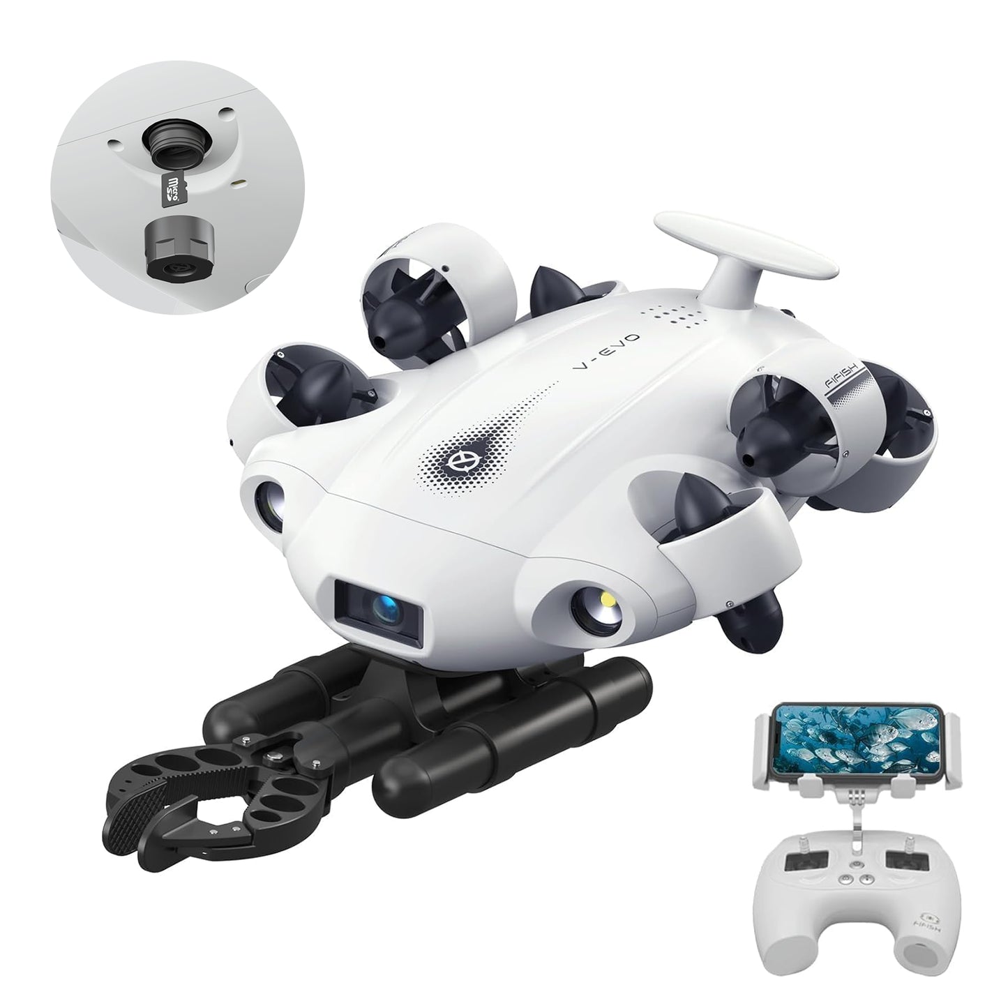 QYSEA FIFISH V-EVO 2.0 inkl. Greifarm Neue Version