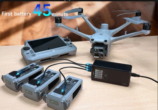 LKTOP 300W Parallel-Ladehub für DJI Matrice 4D & 4TD Akkus