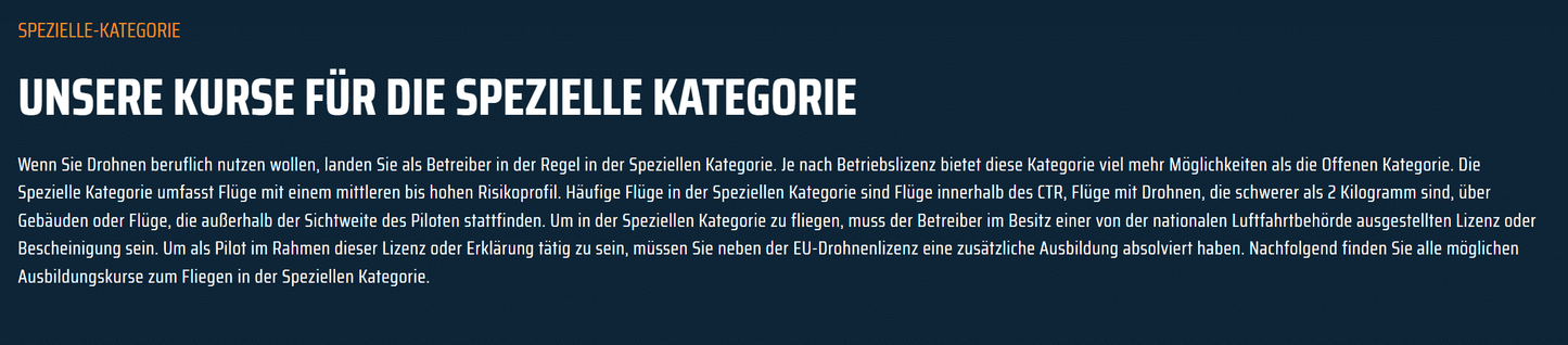 EASA STS-01 Praktische Fertigkeiten