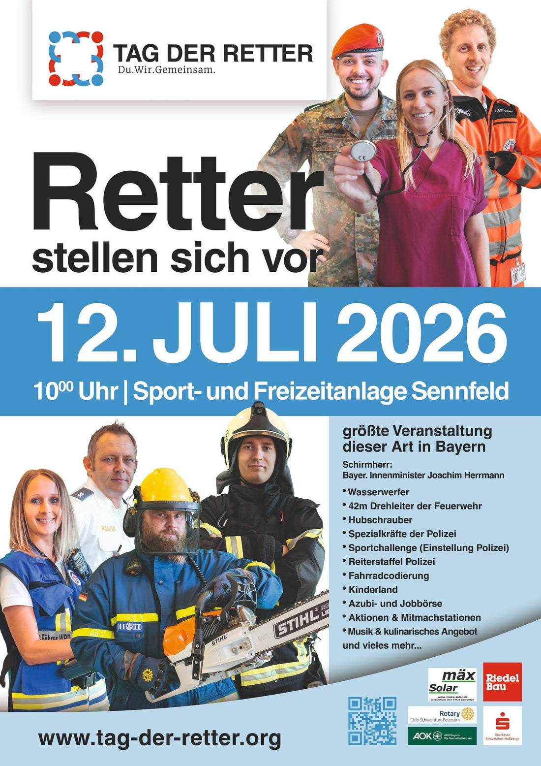 SAR-Drohnen.de live am „Tag der Retter“ in Sennfeld!
