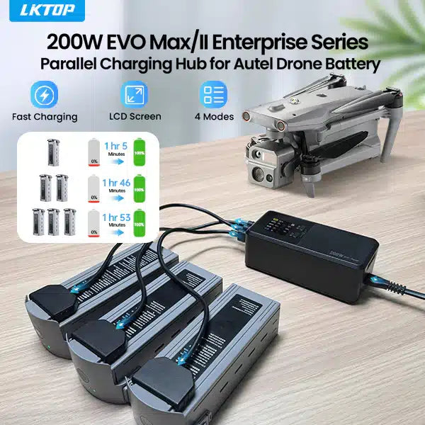 Autel 200W Parallel Ladegerät  für alle Autel EVO Serien