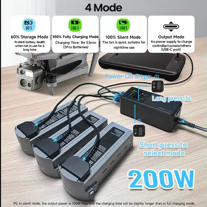 Autel 200W Parallel Ladegerät  für alle Autel EVO Serien