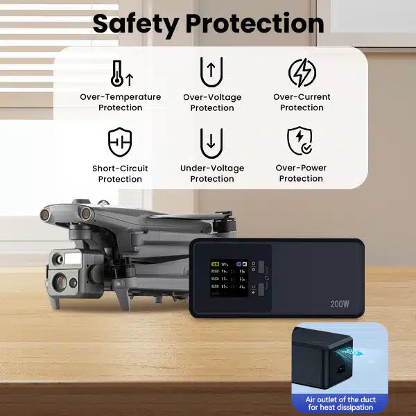 Autel 200W Parallel Ladegerät  für alle Autel EVO Serien