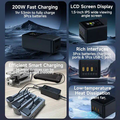Autel 200W Parallel Ladegerät  für alle Autel EVO Serien