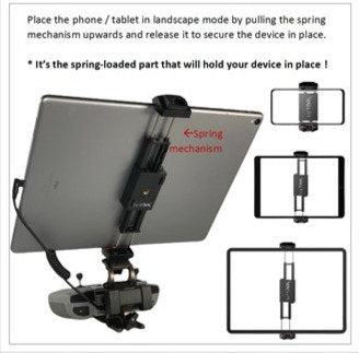 Lifthore Tablet Clamp Universalklemme (für Telefon und Tablet)