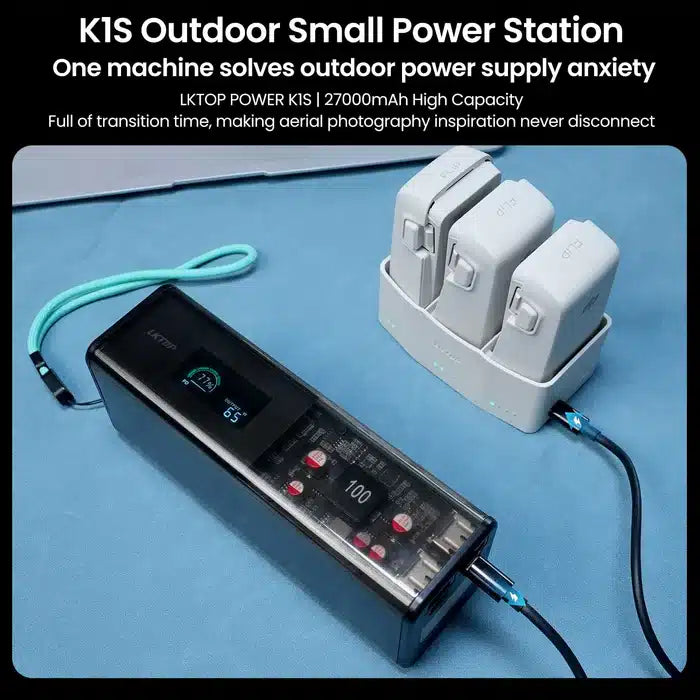 LKTOP 65 W Flip Parallel Ladehub