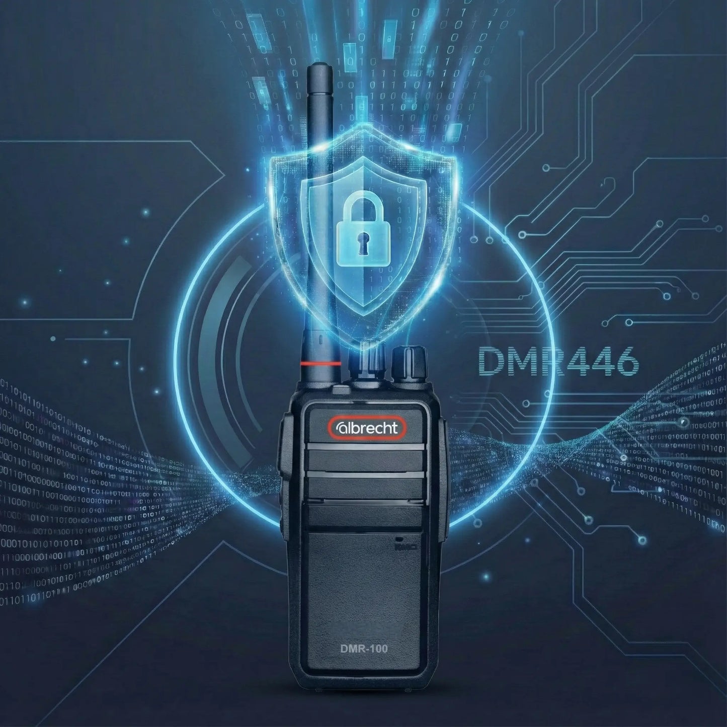 Albrecht DMR-100 digitales Funkgerät + PMR446 2er Set