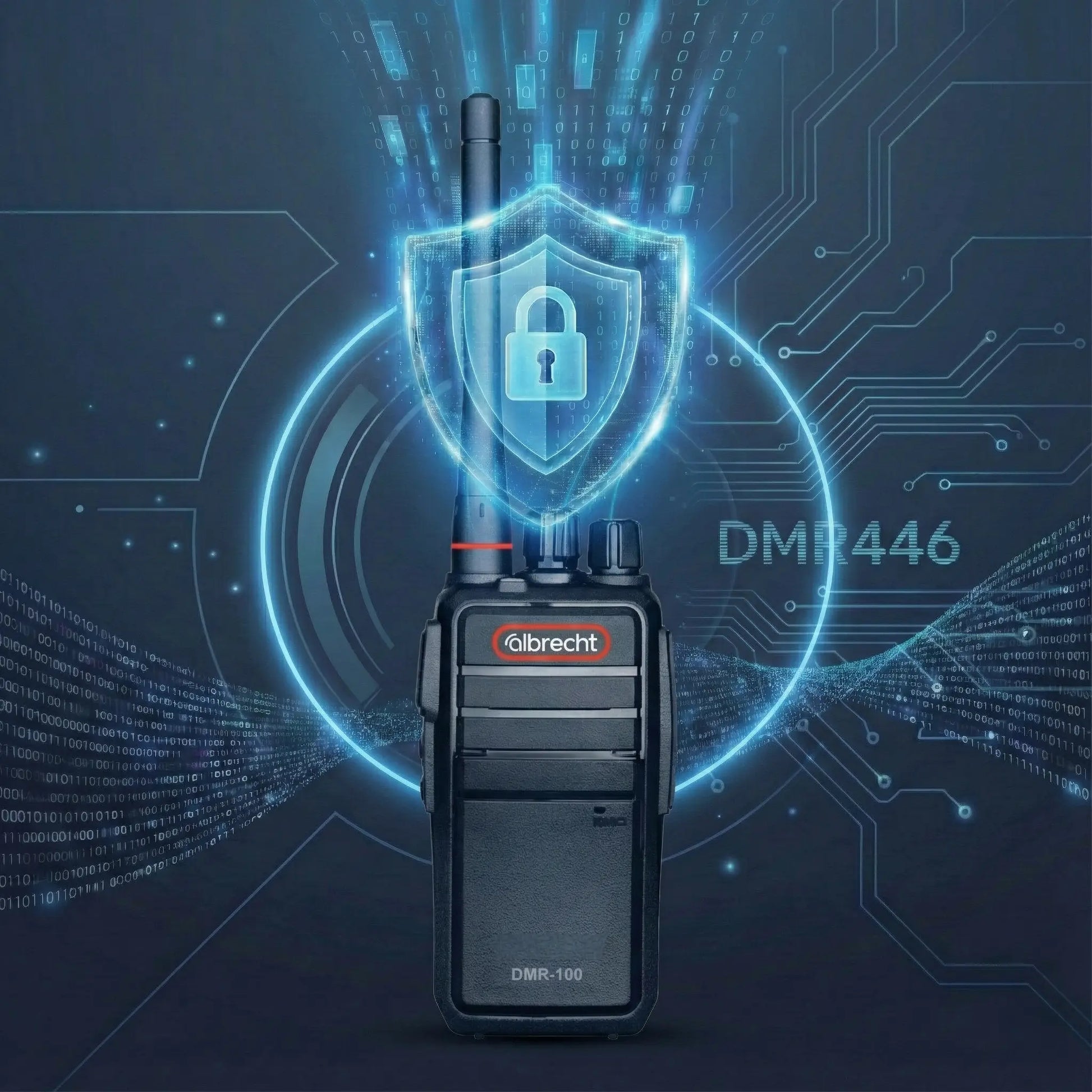 Albrecht DMR-100 digitales Funkgerät + PMR446 2er Set