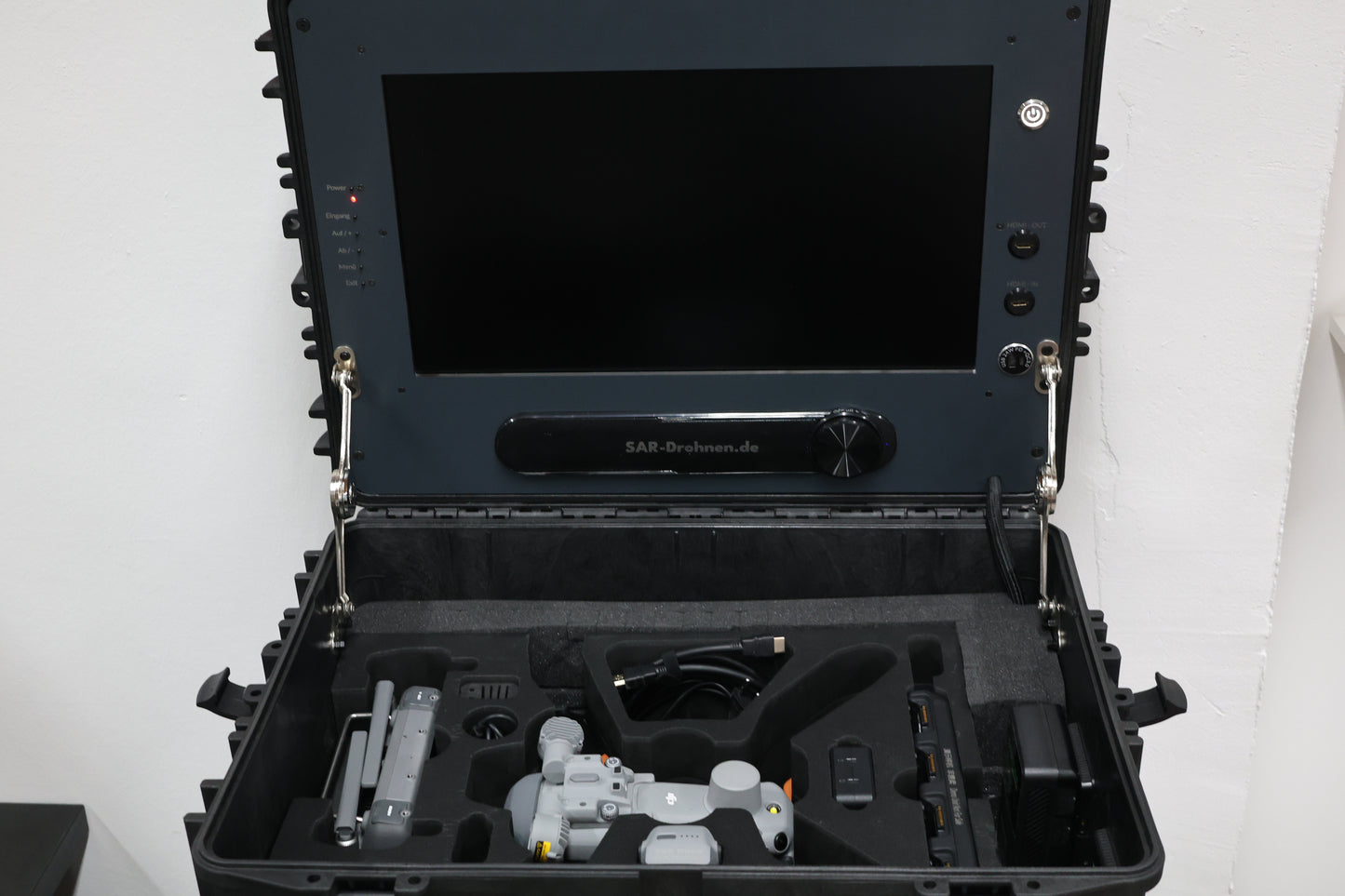 Monitorkoffer für DJI Matrice 4 – 21" 2000 Nits Tageslicht-Monitor | Ready-to-Fly Lösung