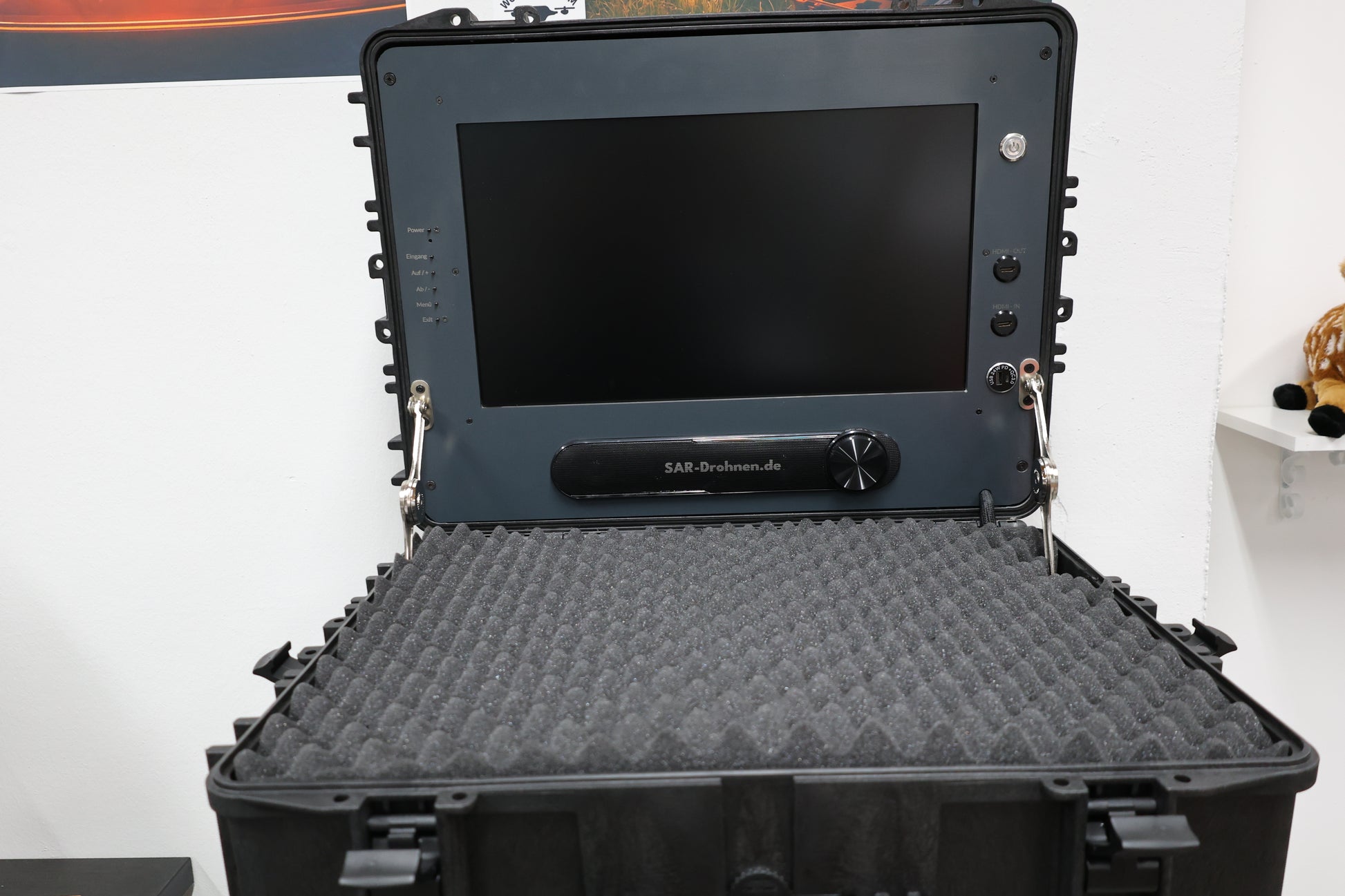 Monitorkoffer für DJI Matrice 4 – 21" 2000 Nits Tageslicht-Monitor | Ready-to-Fly Lösung