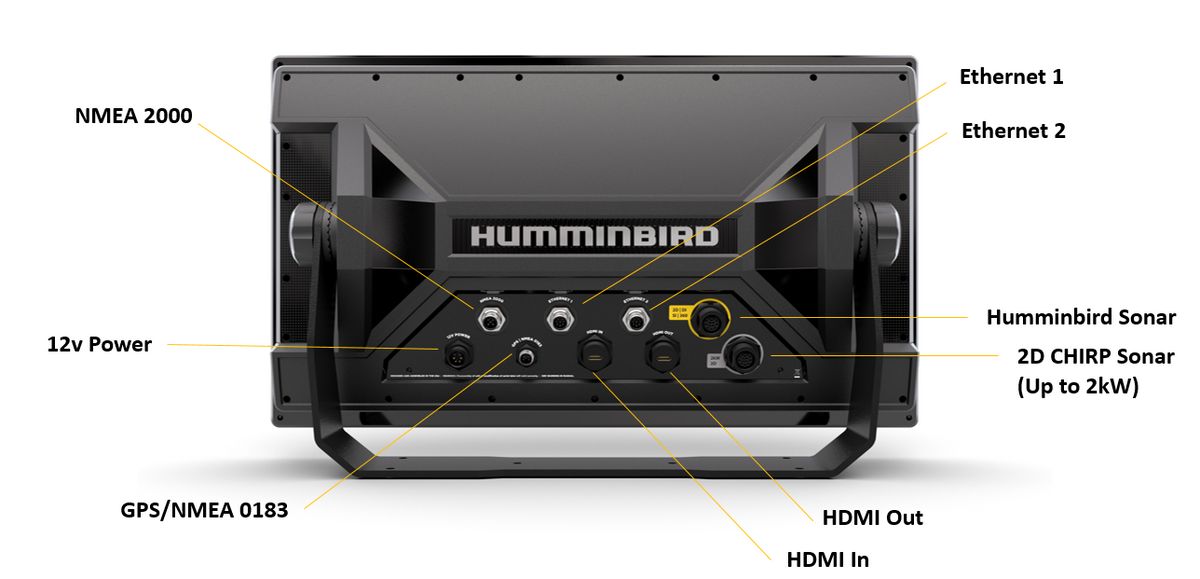 Humminbird APEX 13 MEGA SI+ Kartenplotter inlk. XM 14 HW MSI T Geber