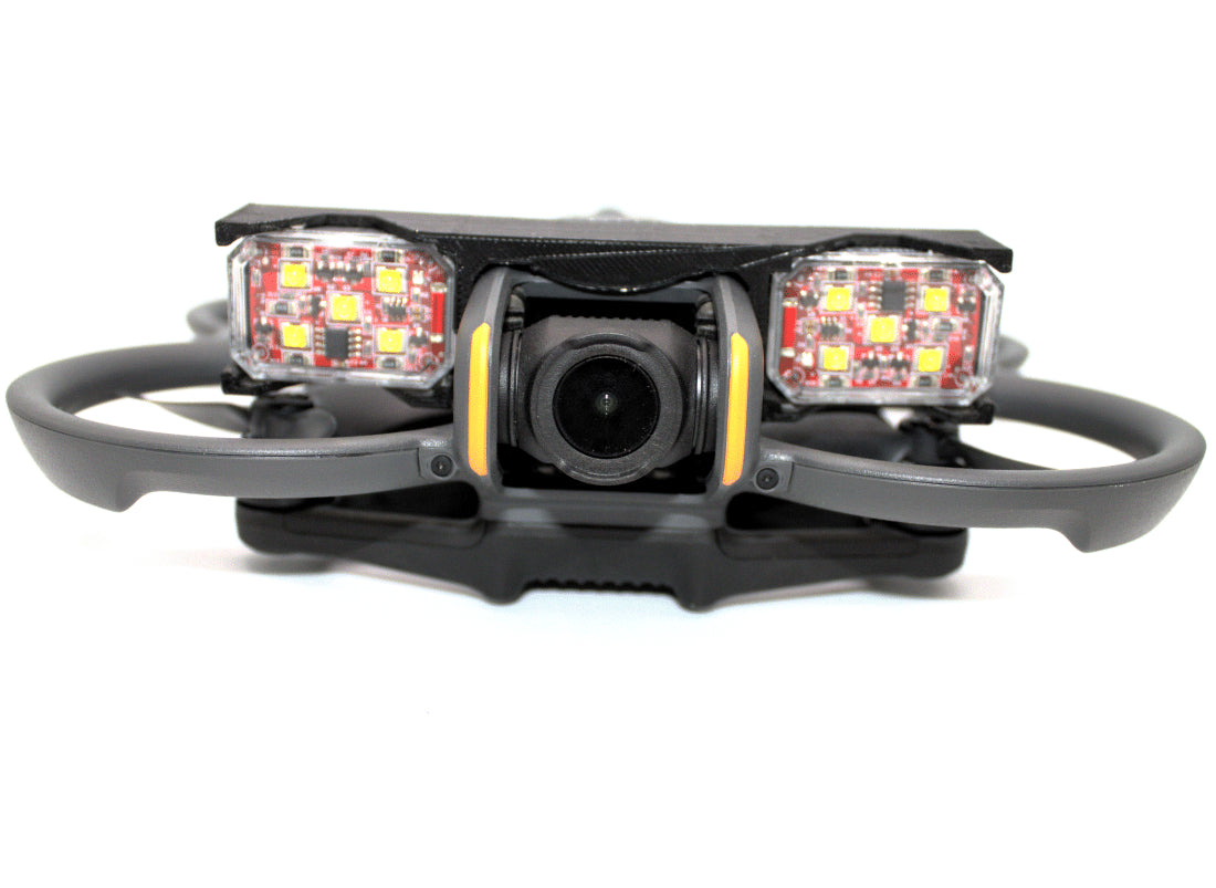 FireHouse DJI Avata 2 FPV Taktisches Licht Set für Innen- und Außeneinsätze. (4-Licht-Kit )