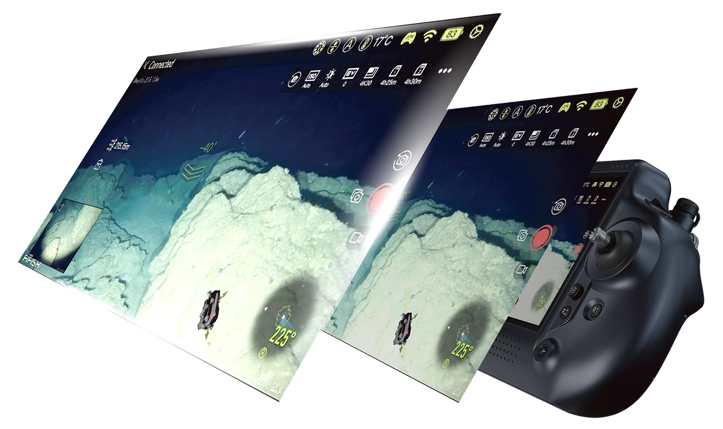 QYSEA Q-iRC Intelligente industrielle Fernbedienung für FIFISH ROVs