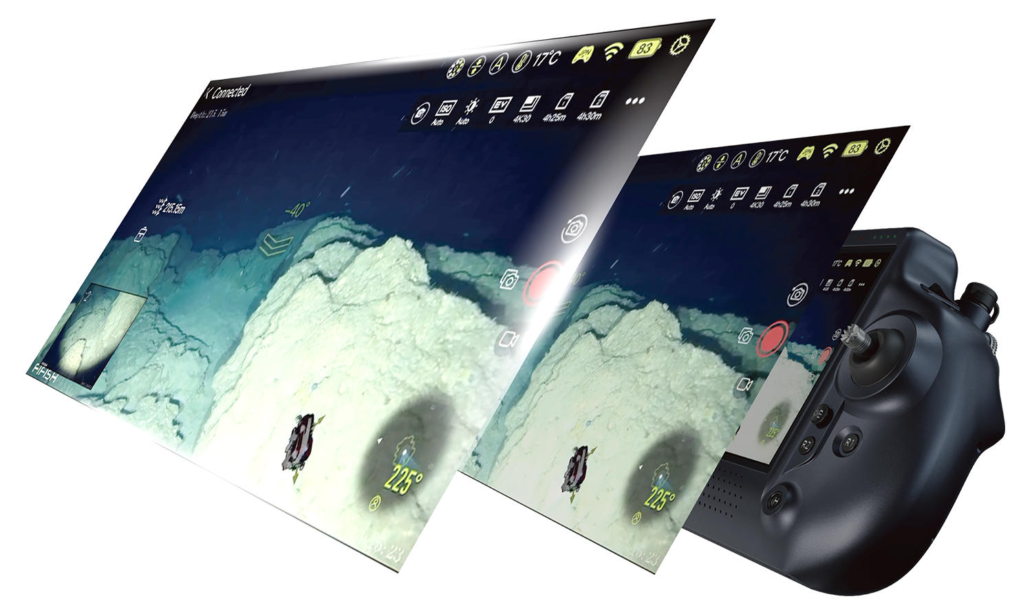 QYSEA Q-iRC Intelligente industrielle Fernbedienung für FIFISH ROVs