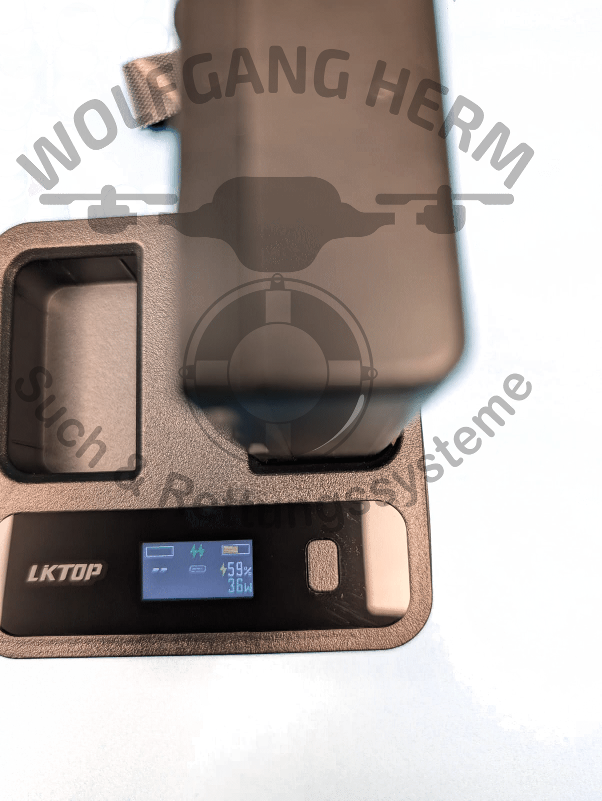 LKTOP Schnelllade - Ladegerät für DJI RC Plus Akku WB37