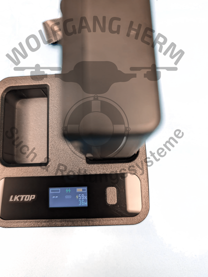 LKTOP Schnelllade - Ladegerät für DJI RC Plus Akku WB37