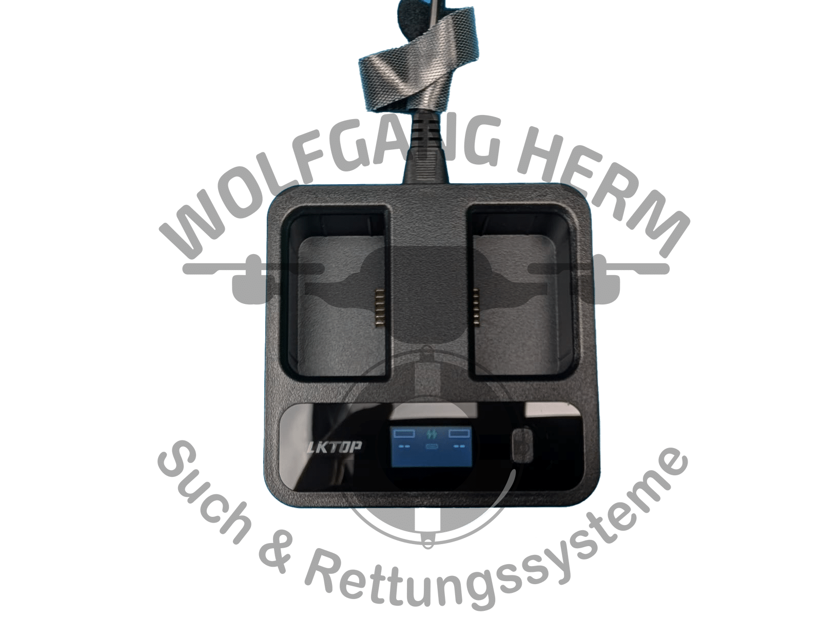 LKTOP Schnelllade - Ladegerät für DJI RC Plus Akku WB37