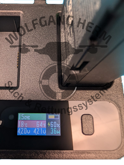 LKTOP Schnelllade - Ladegerät für DJI RC Plus Akku WB37