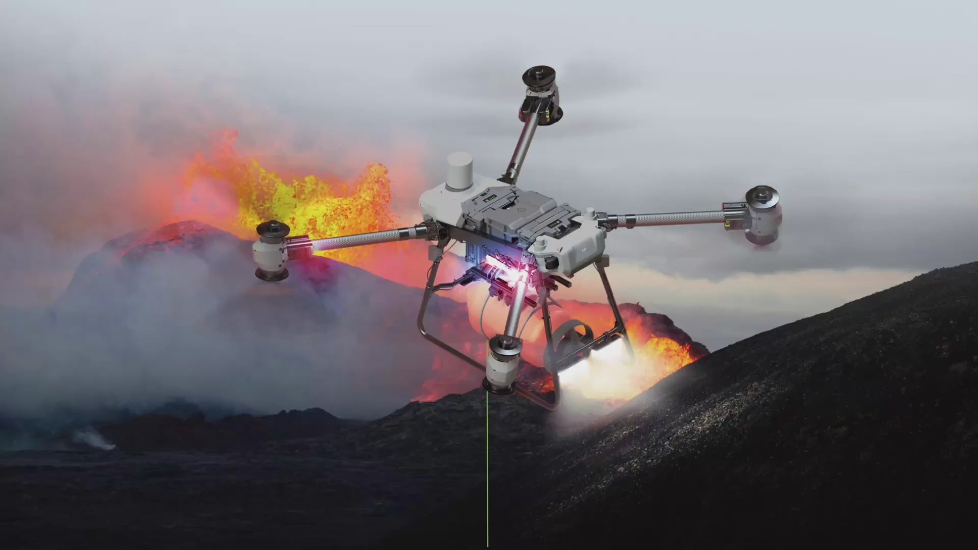 MONOCEROS HT200 Löschsystem für DJI FlyCart 30