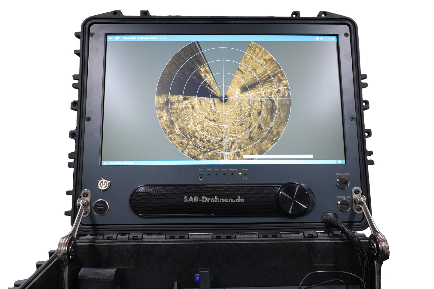 SAR Drohnen Monitor-Koffer 21 – 2000 Nits